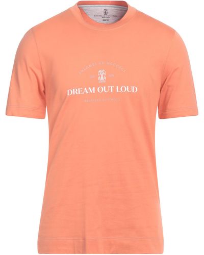 Brunello Cucinelli T-shirts - Orange