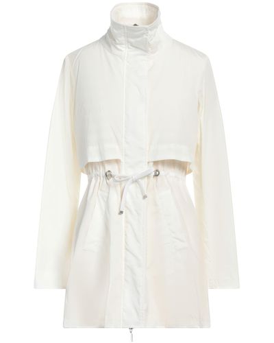 Colombo Overcoat & Trench Coat - White
