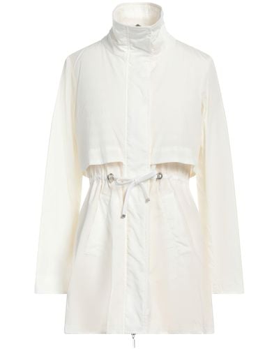 Colombo Overcoat & Trench Coat - White