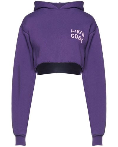 LIVINCOOL Sweatshirt Cotton - Purple