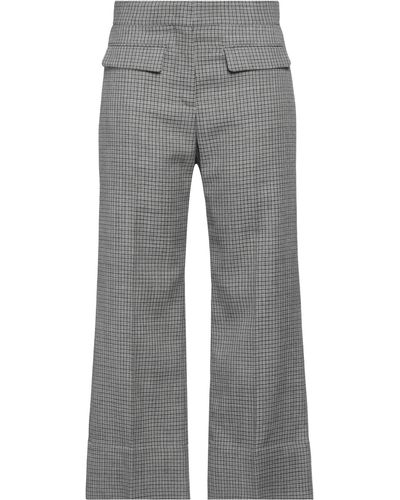 MSGM Trousers Wool - Grey