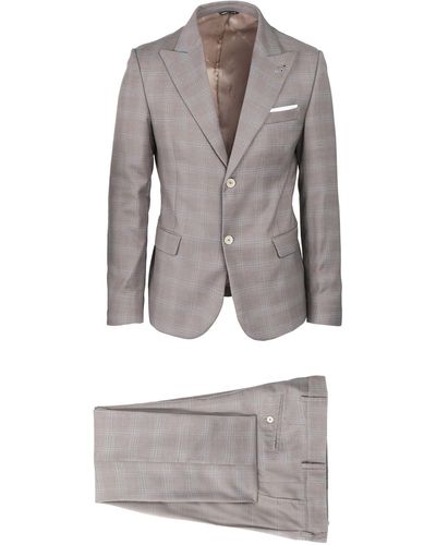 Grey Daniele Alessandrini Suit - Gray
