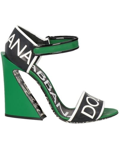 Dolce & Gabbana Sandals Leather - Green