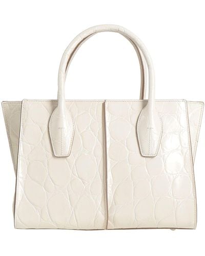 Tod's Cream Handbag Leather - Natural