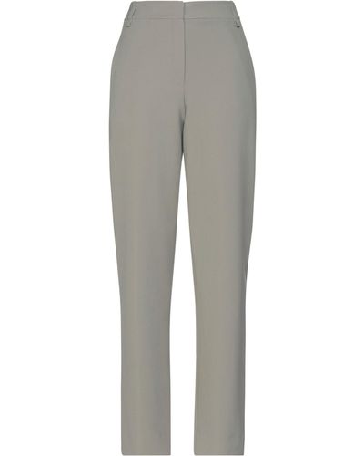 Emporio Armani Sage Pants Cotton, Polyamide, Elastane - Gray