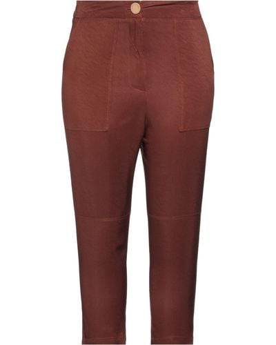 ALESSIA SANTI Cropped Trousers - Red