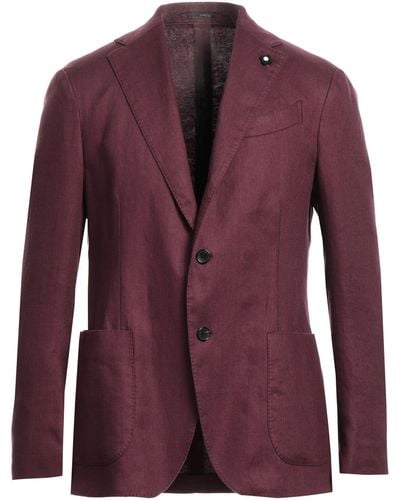 Lardini Suit Jacket - Purple