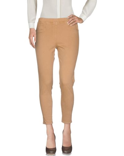 Blue Les Copains Trouser - Natural