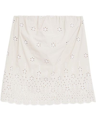 Semicouture Mini Skirt - White
