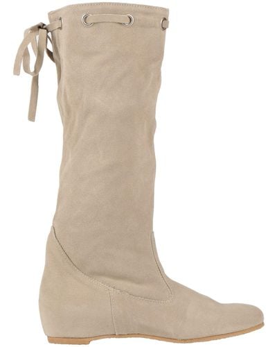 Stele Knee Boots - Natural