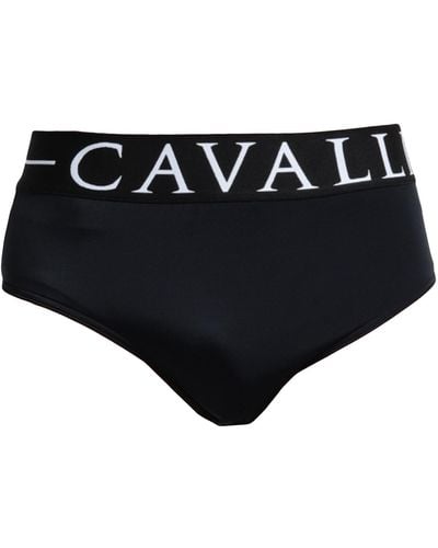 Roberto Cavalli Bas de bikini et slip de bain - Noir