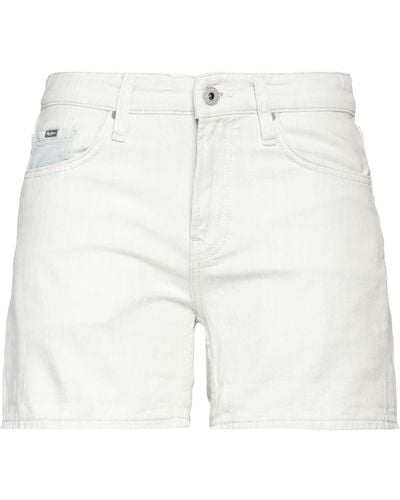 Pepe Jeans Denim Shorts - White