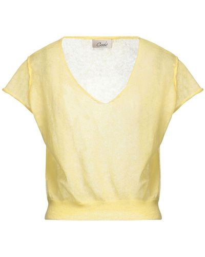 CROCHÈ Sweater - Yellow