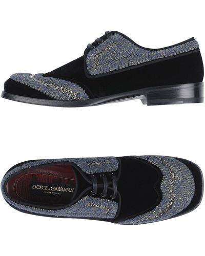 Dolce & Gabbana Lace-up Shoe - Black