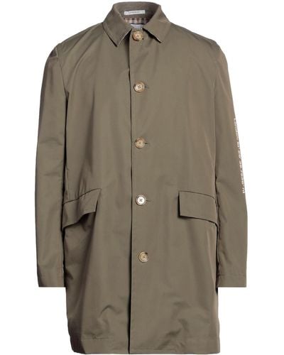 Aquascutum Overcoat & Trench Coat - Gray