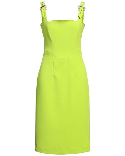 Versace Acid Midi Dress Polyester, Elastane - Green