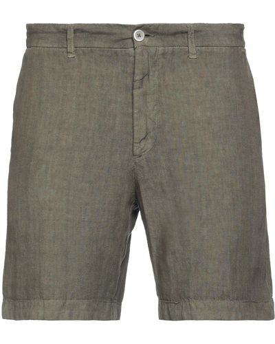 120% Lino Shorts & Bermuda Shorts - Grey