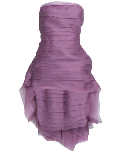 Ermanno Scervino Short Dress - Purple