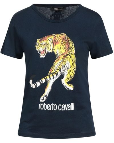 Roberto Cavalli T-shirt - Bleu