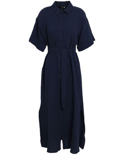 Vero Moda Midi Dress - Blue