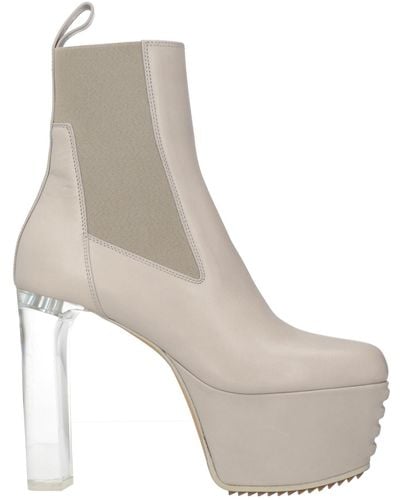 Rick Owens 130mm Square-toe Boots - White
