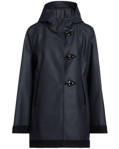 Fay Overcoat & Trench Coat - Blue