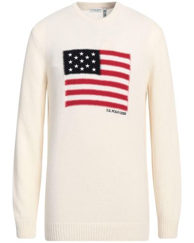 U.S. POLO ASSN. Pullover - Weiß