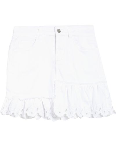 Liu Jo Denim Skirt - White