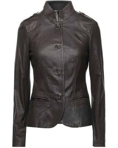 Vintage De Luxe Suit Jacket - Brown