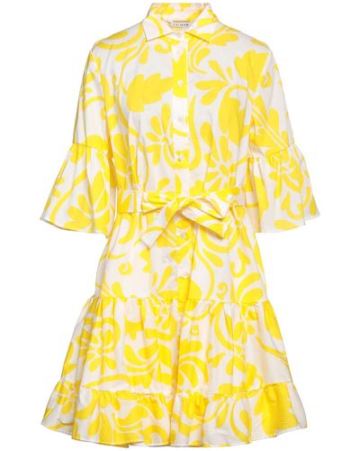 Caliban Mini Dress - Yellow