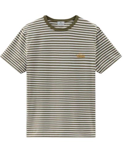 Woolrich T-shirts - Grau