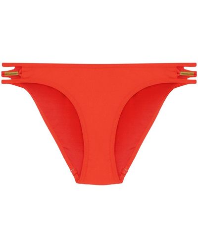 Jets by Jessika Allen Bikini Bottoms & Swim Briefs - Red