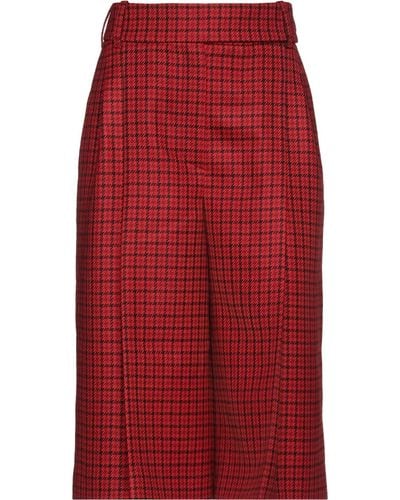 Alexandre Vauthier Cropped Trousers - Red