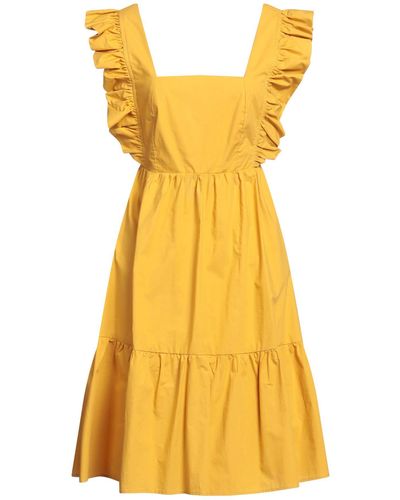 Cristina Gavioli Midi Dress - Yellow