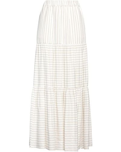 Semicouture Maxi Skirt - White