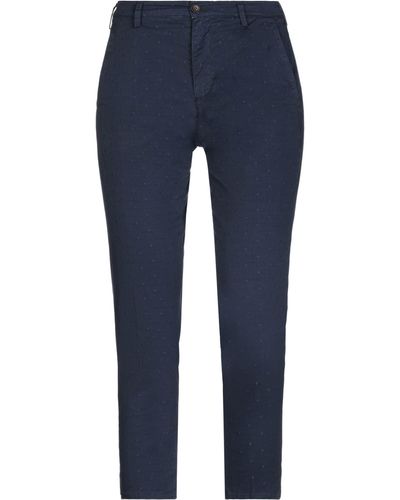 40weft Pantaloni Cropped - Blu