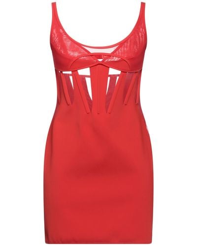 Mugler Mini Dress - Red