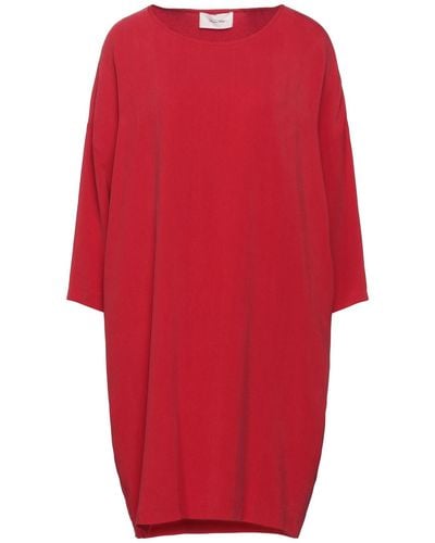 American Vintage Mini Dress Cupro, Viscose, Elastane - Red