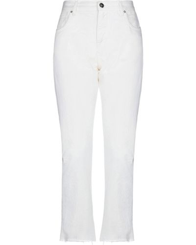 2W2M Cropped Pants - White
