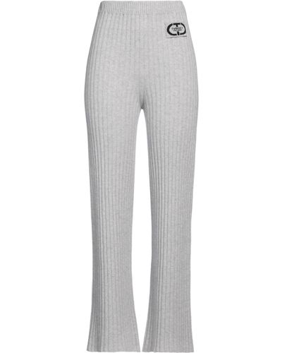 Twin Set Light Trousers Wool, Cashmere, Polyester - Grey