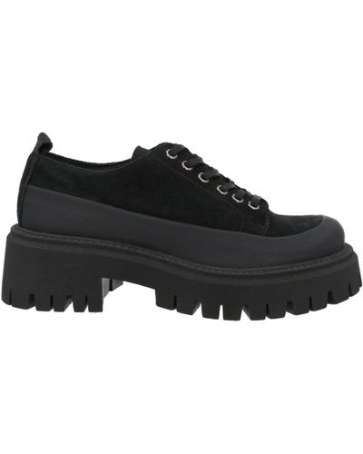 Primadonna Lace-up Shoes - Black