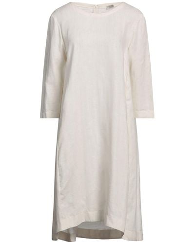 Le Tricot Perugia Midi-Kleid - Weiß