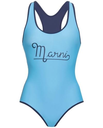 Marni Maillot de bain sport - Bleu