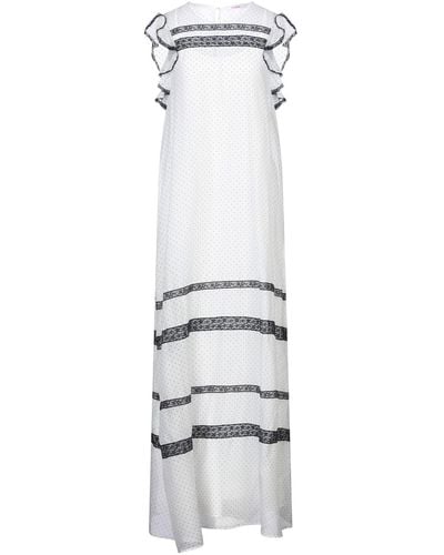Blugirl Blumarine Maxi-Kleid - Weiß