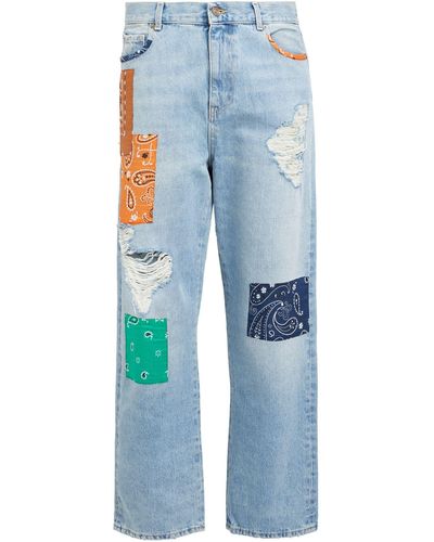 Alanui Pantaloni Jeans - Blu