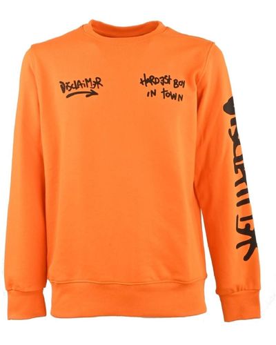 DISCLAIMER Sweat-shirt - Orange