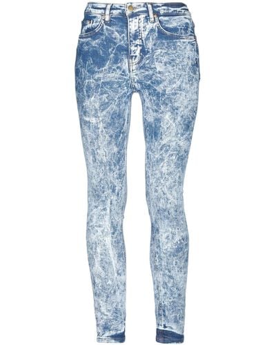 Victoria Beckham Jeans Cotton, Polyester, Elastane - Blue