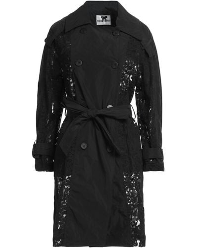 No Secrets Overcoat & Trench Coat - Black