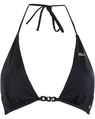 Karl Lagerfeld Bikini-Oberteil - Schwarz