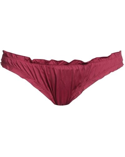 Frankie's Bikinis Bikini Bottoms & Swim Briefs - Red